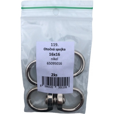 SVX Otočná spojka Ni blister 118 13x13 mm č118