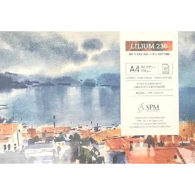 SPM Grafický blok Lilium 230, 100% Cotton, 230g/m2, A4, 20listů