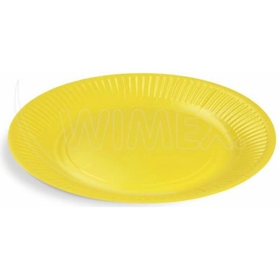 Wimex Papierový tanier FSC Mix žltý O23cm