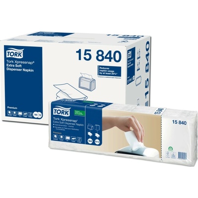 Tork Xpressnap 15840 extra jemně bílý ubrousek N4 karton 8x500ks sklad 1/4