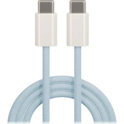 Maxlife MXUC-06 USB-C - USB-C, 1m, modrý