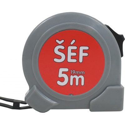 TOPTRADE metr svinovací ŠÉF jednobrzdový 19 mm x 5 m