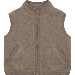 Huttelihut Детски вълнен елек Huttelihut Kid's Vest Wool Fleece Merino vest - Savannah Melange - размер 140 (EU) (703-7726-0219)