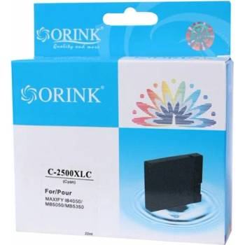 Orink Касета за Canon Maxify iB4000 Series/iB 41/MB5000 Series/MB5100 Series/MB5300 Series/MB5400 Series - Cyan - HPGI2500XLC - Orink - Неоригинална, Заб. : 1755 брой копия (HPGI2500XLC)