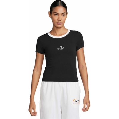 Nike Dámske tričko SPORTSWEAR čierna biela