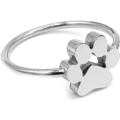 Steel Jewelry Prsten TLAPKA Chirurgická ocel RI240154