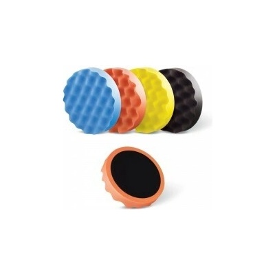 Boll Profilovaná leštiaca špongia stredne mäkká žltá 150mm - suchý zips