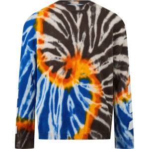 OFF WHITE Блуза OFF WHITE Men's Tie Dye Sweater All-over Multicoloured - Black White