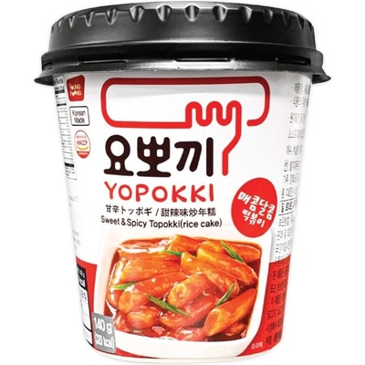 Jjajang Yopokki Sweet & Spicy Tteokbokki Topokki v Kelímku 140 g