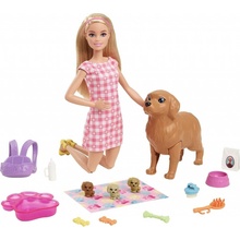 Mattel Barbie Novorozená štěňátka HCK75