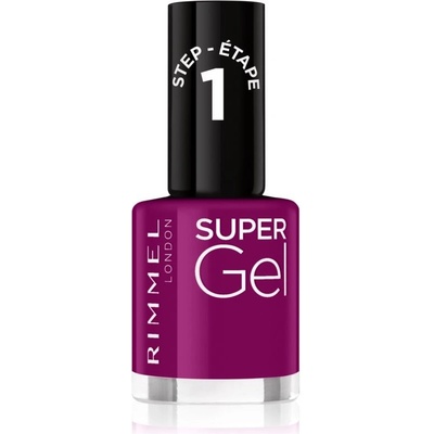 Rimmel Gelový lak na nehty Super Gel 025 Urban Purple 12 ml – Zboží Mobilmania