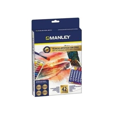 Manley Цветни моливи Manley 42 Части Многоцветен
