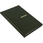 Realsystem Дневник за срокове REALSYSTEM Carbon B/5 седмичен, бял, със зелени страници, 2027 (5611-88)