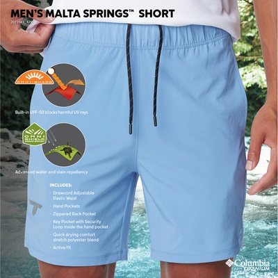 Columbia TITANIUM pánske šortky Malta Springs Short Skyler