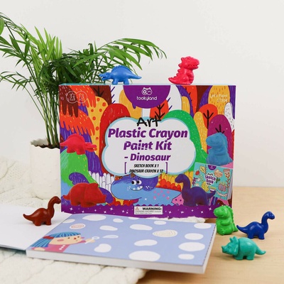 Tookyland kreativná sadaprvé voskovky 2 v 1 dinosaurus