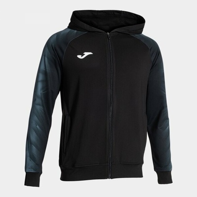 Joma Elite XI Zip-up Hoodie čierna antracitová
