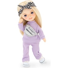 ORANGE TOYS Mia ve fialové teplákové soupravě Mia in a Purple Tracksuit 32 cm