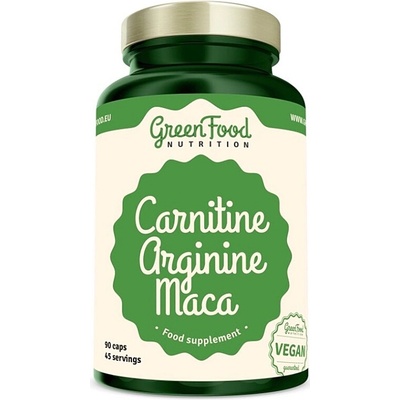 GreenFood Nutrition Carnitine arginine maca 90 kapsúl
