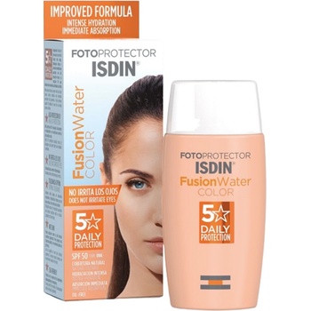 ISDIN Fotoprotector Тониран слънцезащитен флуид Fusion Water Color, Medium, SPF50, 50 ml