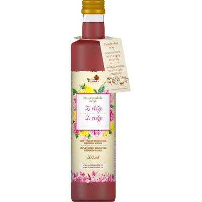 Naturprodukt Sirup z růže 0,5 l