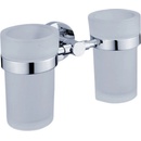 NIMCO UNIX dvojitý držiak pohárov, rosené sklo UN 13058DW-26