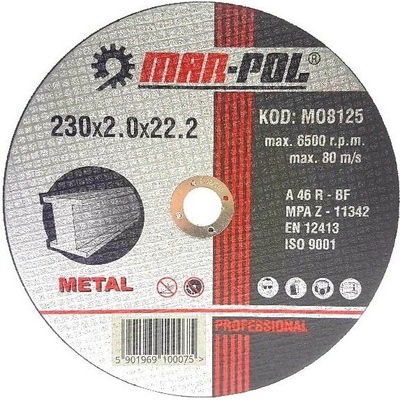 Mar-Pol Rezný kotúč 230 mm M08125