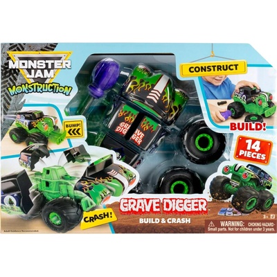 Monster Jam Monstruction Build and Crash Grave Digger