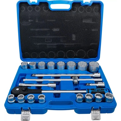 Gola sada 21K. Račňa 3/4" 12-hranný profil 9 ÷ 50 mm BGS 1223