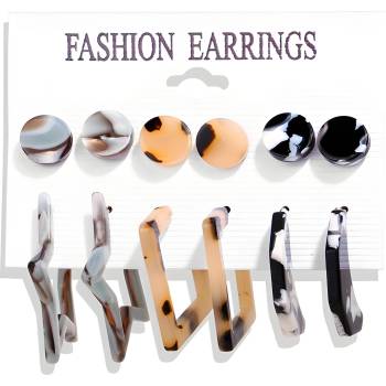 HARAHU Комплект обеци ge-5553 - Многоцветен kp5553 (ge-5553)