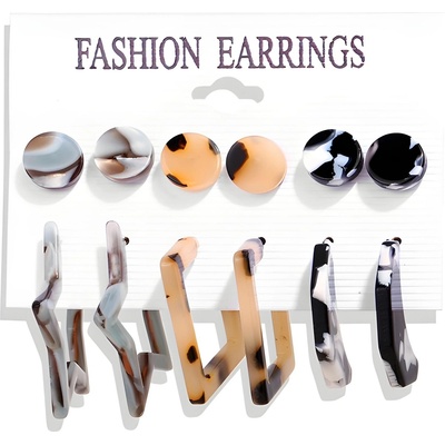 HARAHU Комплект обеци ge-5553 - Многоцветен kp5553 (ge-5553)