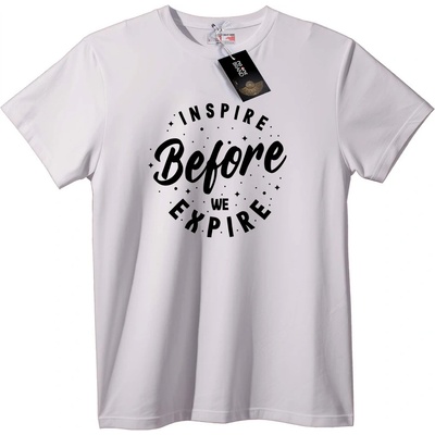 NOONEBRAND Тениска Вдъхновявай Преди да Изчезнем - 2XL, Black