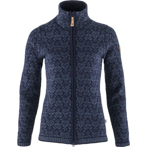 Fjällräven Дамско вълнено яке Fjällräven Women's Snow Cardigan Wool jacket - Dark Navy (105-2209-0515)