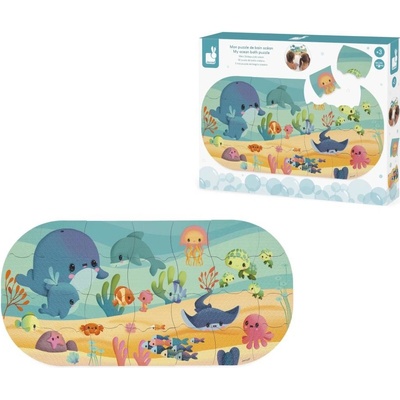 Janod Hračka do vody mäkké Morské zvieratká 28 dielov