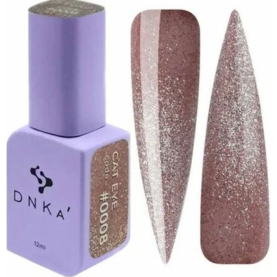DNKa' 80's Cat Eye 0008 12 ml třpytivé růžové zlato