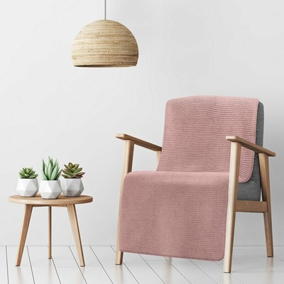 Takoy DESIGN 91 Prehoz na kreslo-deka AMBER 70x160 cm veľmi mäkká na dotyk so štruktúrovaným 3D vzorom z bavlneno-akrylových vlákien-HF-416444