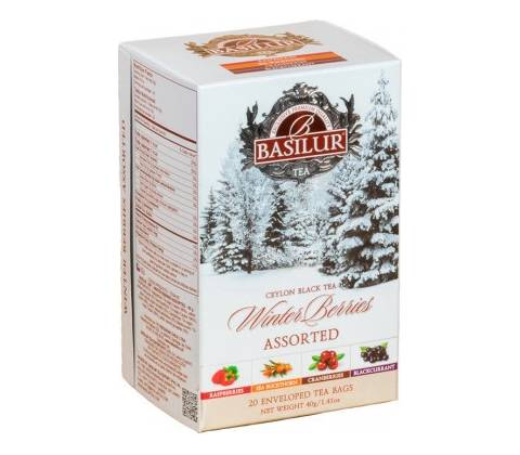 Basilur Winter Berries Assorted 20 x 2 g