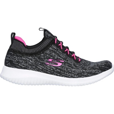Skechers Детски маратонки Skechers Ultra Flex Bright Horizon Junior Girls Trainers - Black/Pink