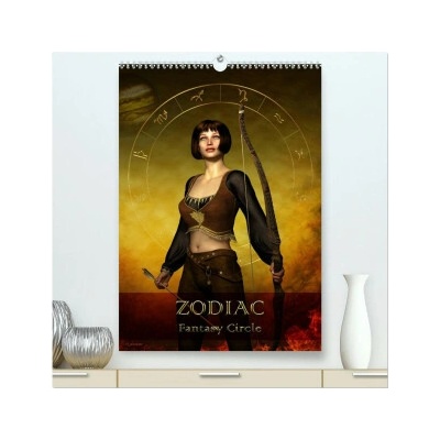 Zodiac Fantasy Circle High Quality Premium Wall DIN A2 portrait CALVENDO 12 Month Wall 2026