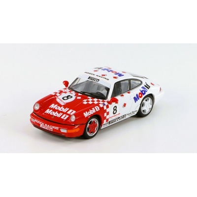 Porsche 911 964 RS Mobil1 Carrera Cup 8 1992 červená Spark Model 1:64