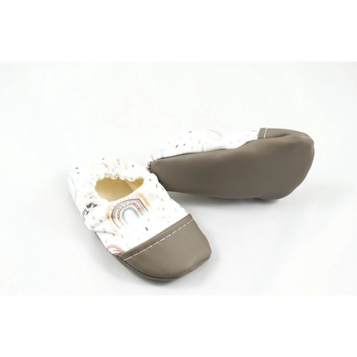 Capačky Tiny Toes Dúha biela