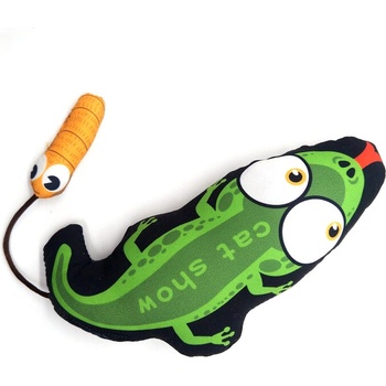 PETINTEREST Котешка играчка крокодил PET INTEREST Crocodile Silver Vine Toys (25501)