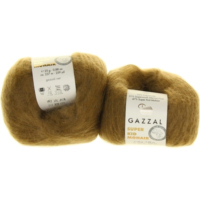 Gazzal Super Kid Mohair 64403 hnědošedá