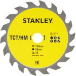 STANLEY - Пилен диск за дърво 150x20 мм, 18 зъба STA13010-XJ (STA13010-XJ)