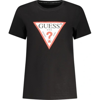 Guess jeans Дамска тениска с къс ръкав guess jeans, Размер xl, Цвят Черен (w1yi1bi3z14_nejblk)