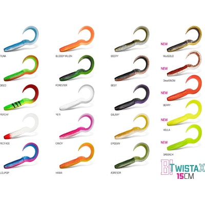 Delphin TWISTAX Eel Tail UVs Agresor 15cm 5ks