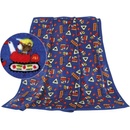 Bellatex detská deka Ella staveniště tmavě modrá