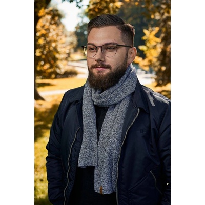 Brodrene pánsky šál 9910 šedá