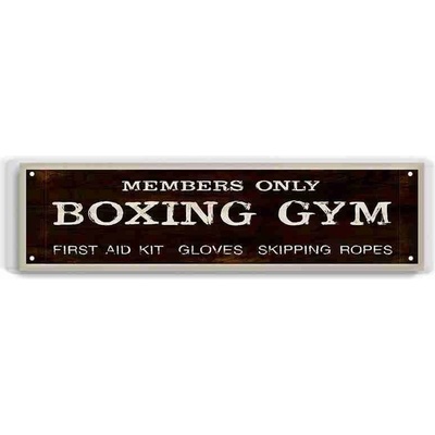 Ceduľa Boxing Gym