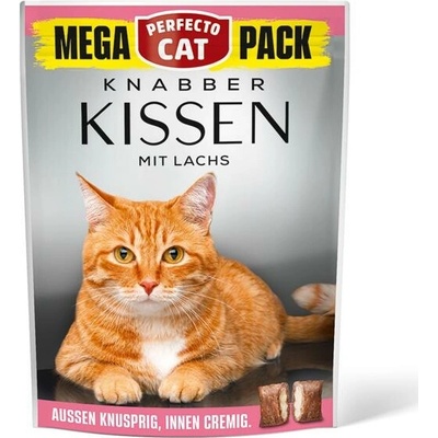 Perfecto Cat plnené vankúšiky s lososom 150 g