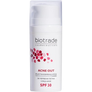 Biotrade Acne Out Възстановяващ крем за лице, SPF30, 30 ml - baby
